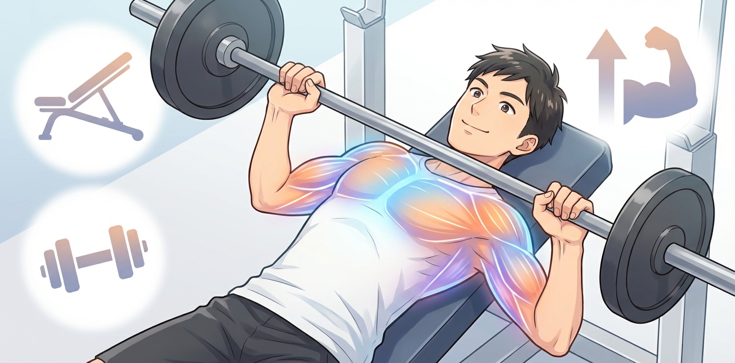 ベンチプレスの効果と正しいフォームを徹底解説